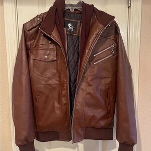 Men's Brown Leather Jacket